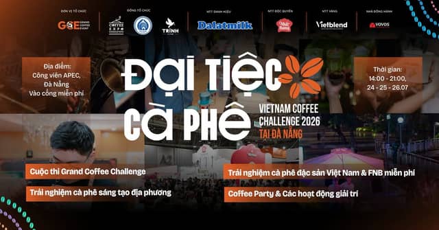 Кофейный фестиваль — Vietnam Coffee Challenge 2026 (Дананг)
