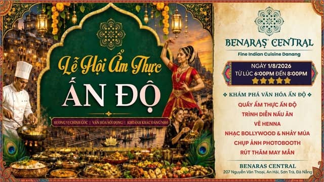 Фестиваль «Ẩm thực Ấn Độ» (индийская кухня) в Benaras Central