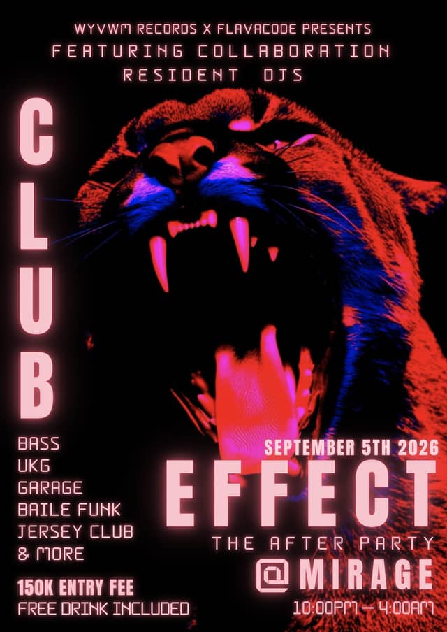 Party «Club Effect (The After Party)» at Mirage