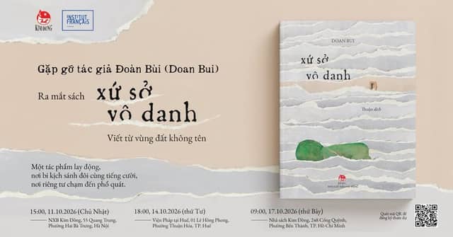 Book launch «Xứ sở vô danh» and a meeting with Doan Bui
