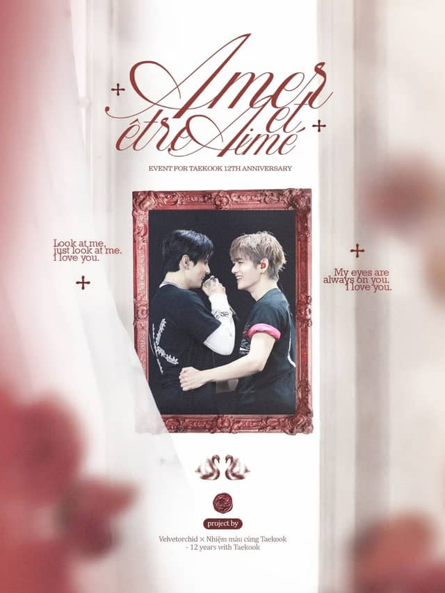 Fan exhibition «Aimer et être aimé» (Taekook Day)