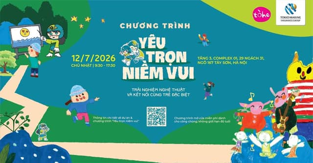 Yêu trọn niềm vui (Fully Embracing Joy) — art experience and connection with special children