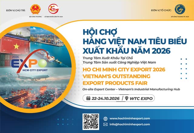 Trade fair «Hàng Việt Nam tiêu biểu xuất khẩu 2026» (HCMC Export 2026)