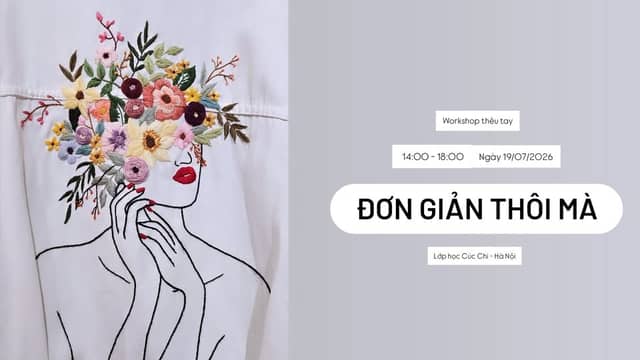 Hand Embroidery Workshop: Simply Basic