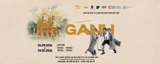 Show «Gánh Show – Chuyện Sài Gòn» (Saigon told through dance and live music)