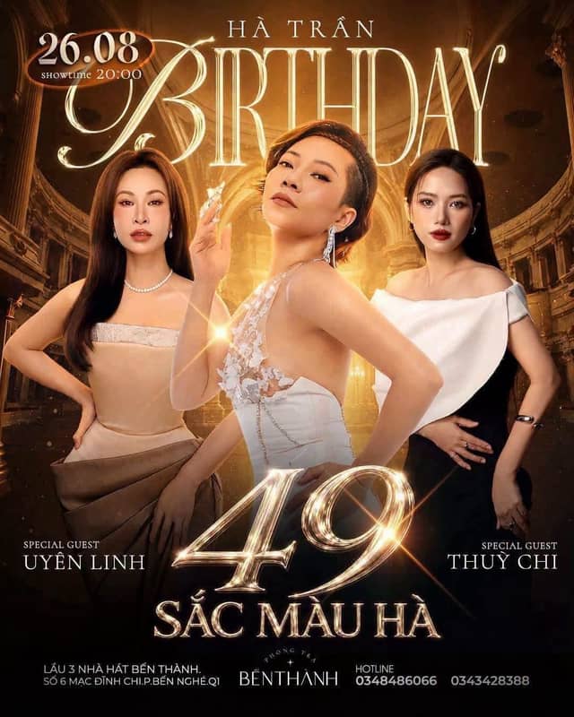 Birthday concert «49 Sắc Màu Hà» (49 Colours of Ha): Hà Trần, Uyên Linh, Thùy Chi