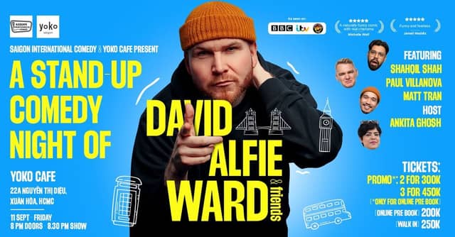 Stand-up show «David Alfie Ward & Friends»