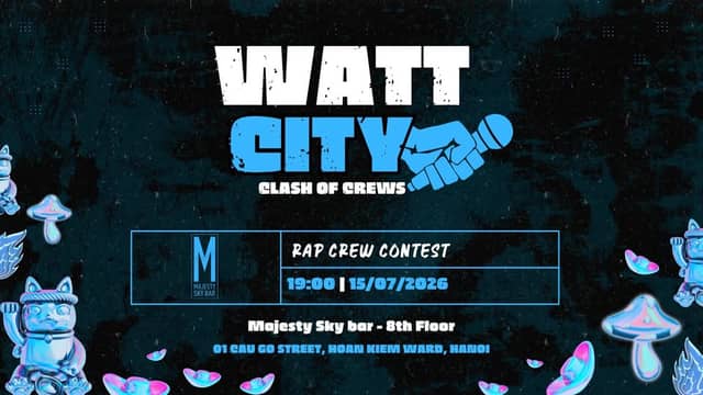 WATT CITY: Rap Crew Contest – Trận chiến của những tổ đội rap thế hệ mới