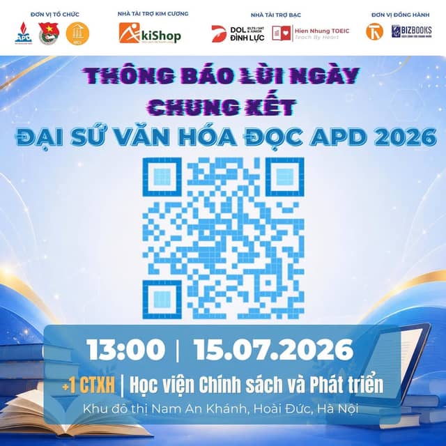 Chung kết Đại sứ Văn hóa đọc APD 2026