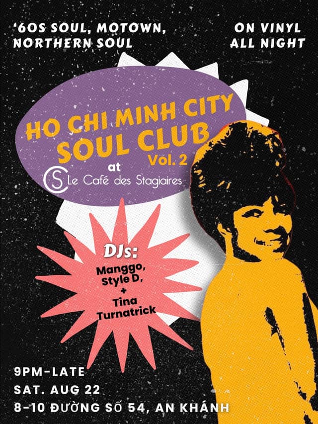 Đêm nhạc vinyl «HCMC Soul Club Vol. 2»