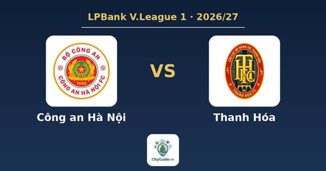 Football match «Công an Hà Nội - Thanh Hóa»