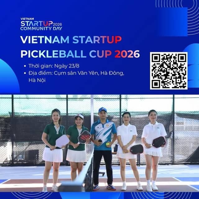 Giải pickleball «Viet Nam Startup Pickleball Cup 2026»