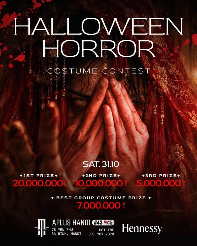 Конкурс костюмов «Halloween Horror Costume Contest» в APLUS Hanoi