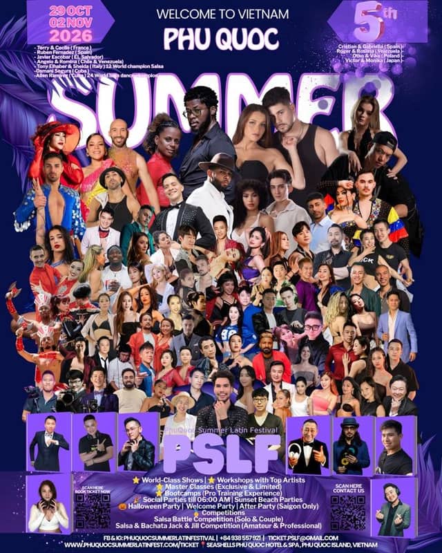 Phu Quoc Summer Latin Festival 2026 (PSLF2026)