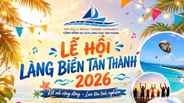 Фестиваль «Làng Biển Tân Thành 2026» (Tan Thanh Block Fest)