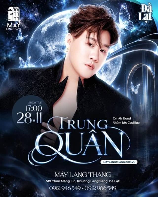 Đêm nhạc «Trung Quân» tại Mây Lang Thang