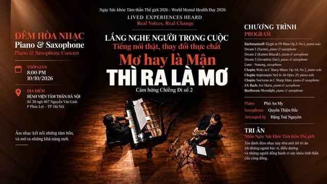Концерт фортепиано и саксофона «Thì ra là Mơ»