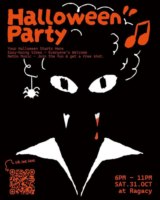 Хэллоуин-вечеринка «Halloween Disco Party & 90s Y2K hits» в Ragacy Coffee