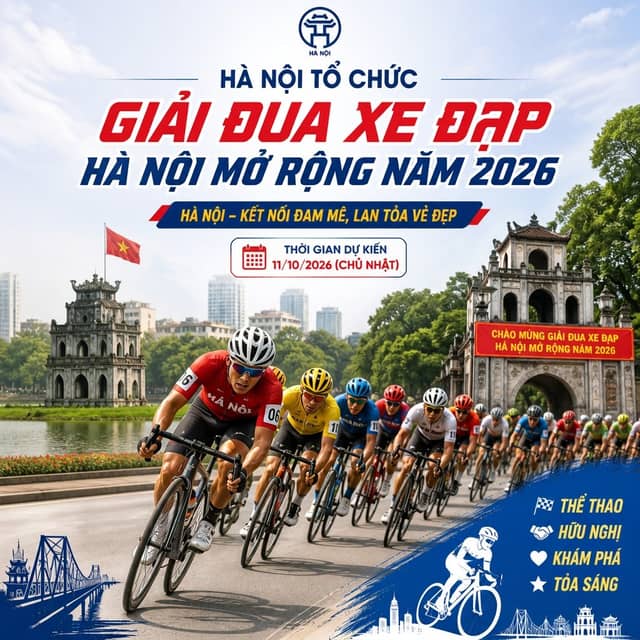 Cycling race «Hà Nội mở rộng năm 2026» (Hanoi Open)