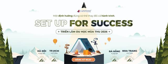 Triển lãm du học quốc tế «Set Up for Success» mùa thu 2026