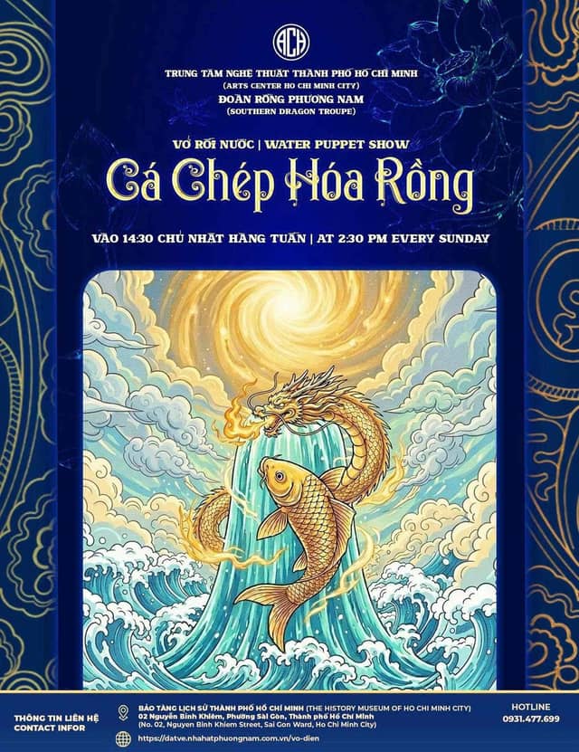 Vở múa rối nước «Cá Chép Hóa Rồng»