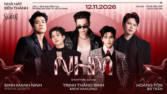 Đêm nhạc «The Starry: NHM Show» — Đinh Mạnh Ninh, Trịnh Thăng Bình, Hoàng Tôn