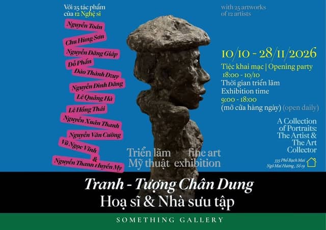Triển lãm «Tranh – Tượng Chân dung Hoạ sĩ & Nhà sưu tập»