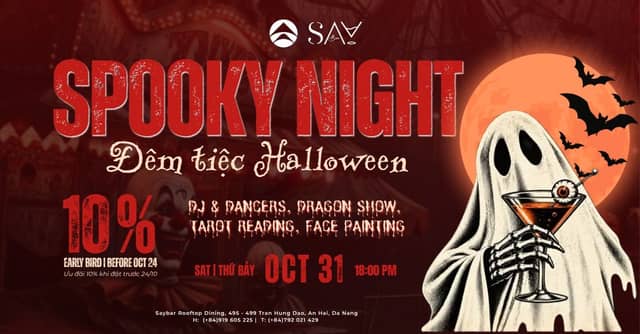 Halloween party «Spooky Night» at SayBar Rooftop Dining
