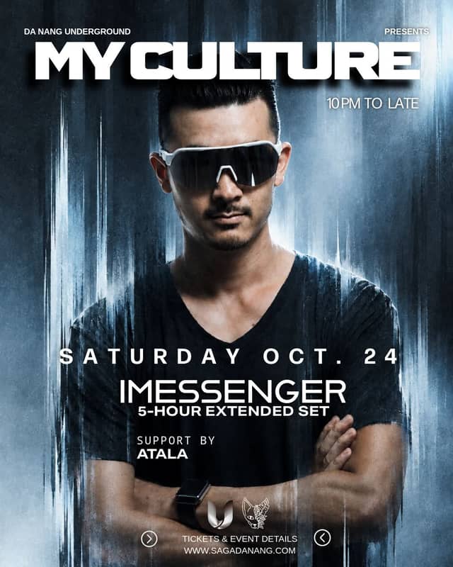 Techno night «My Culture: IMessenger 5-Hour Extended Set» at Saga
