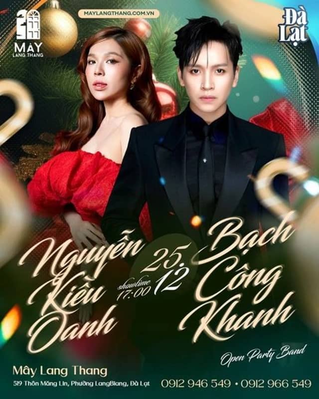 Đêm nhạc «Bạch Công Khanh – Nguyễn Kiều Oanh» tại Mây Lang Thang