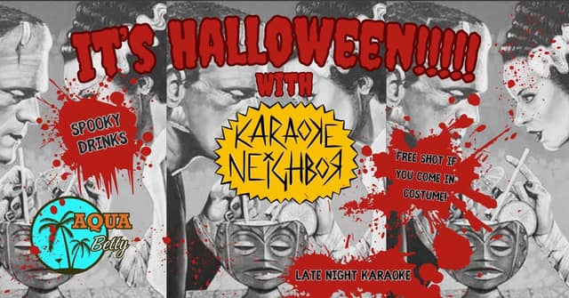 Đêm nhạc Halloween «Halloween with Karaoke Neighbor» tại Aqua Betty