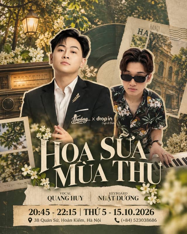 Autumn night «HOA SỮA MÙA THU» at Thoáng Acoustic
