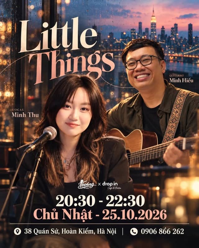 Acoustic night «LITTLE THINGS» at Thoáng Acoustic