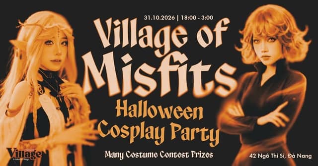 Tiệc hóa trang Halloween «Village of Misfits» tại Corner Village