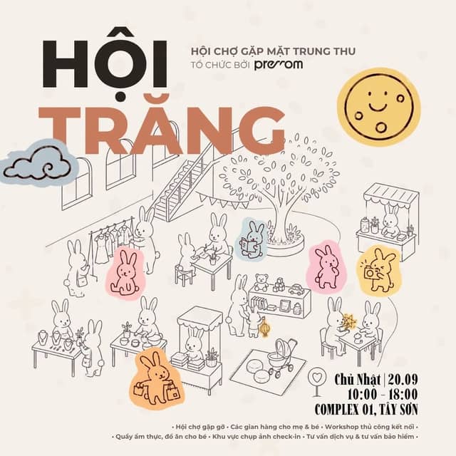 Market «Hội Trăng» by PREMOM (Mid-Autumn Market)