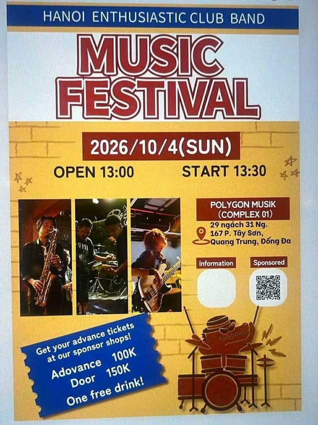 Music festival «47th Hanoi Enthusiastic Music Festival»