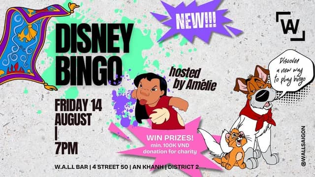 Вечер бинго «Disney Bingo» в W.A.L.L Bar