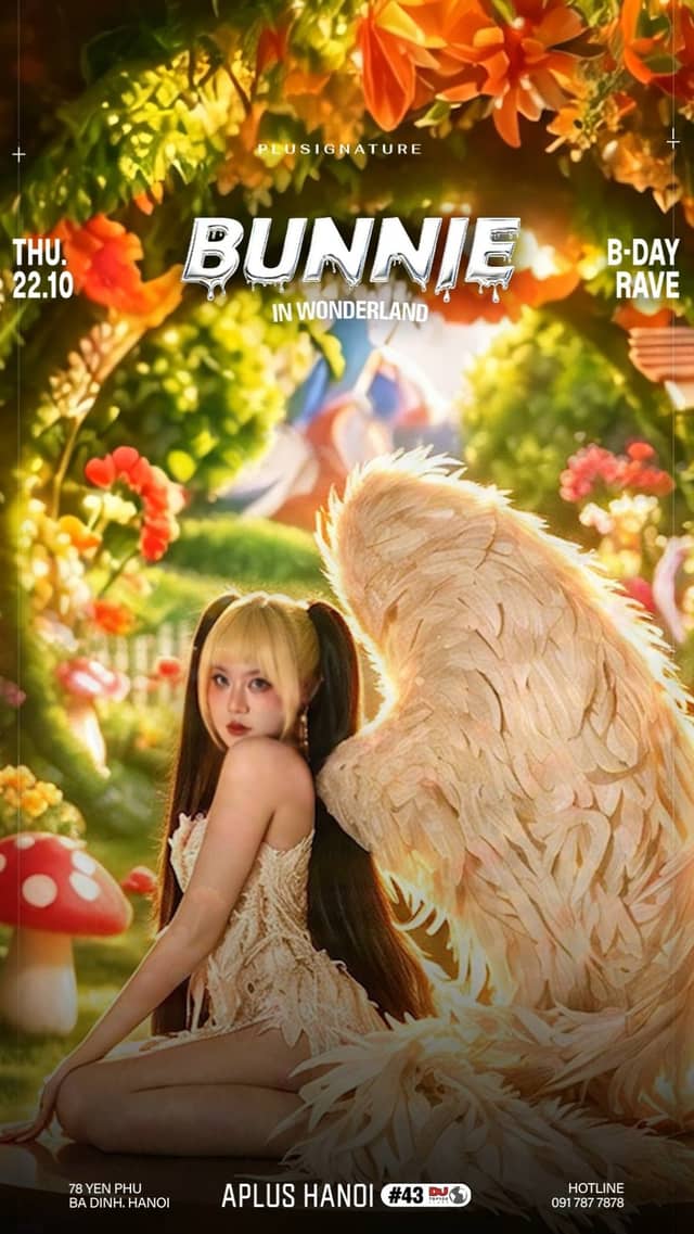 Club night «Bunnie in Wonderland» at APLUS Hanoi
