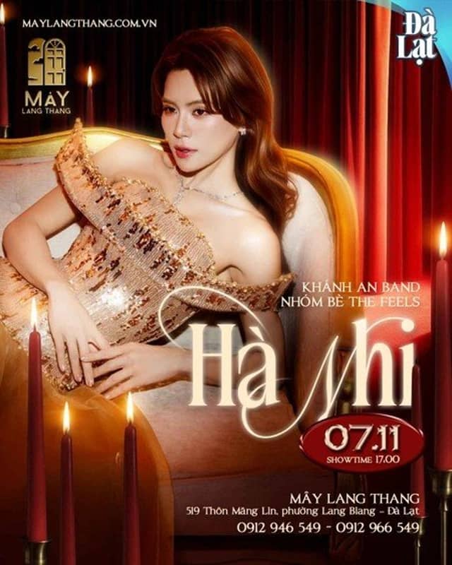 Концерт «Ха Ни (Hà Nhi)» в Mây Lang Thang