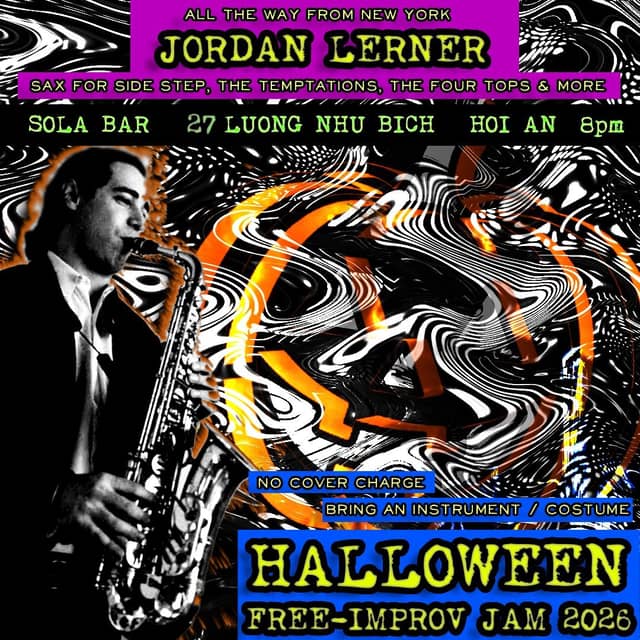 Đêm jam ngẫu hứng «Halloween Free-Improv Jam 2026» tại SOLA Bar