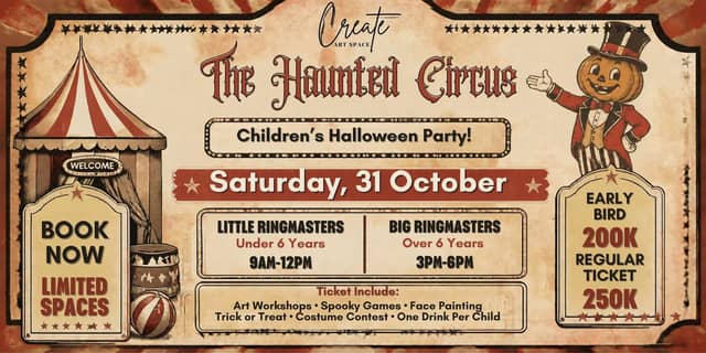 Children's Halloween party «The Haunted Circus» at Create Art Space