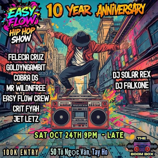 Đêm nhạc hip-hop «Easy Flow Hip Hop Show – 10 Year Anniversary»