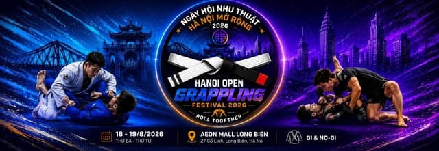 Ngày hội nhu thuật «Hanoi Open Grappling Festival 2026»