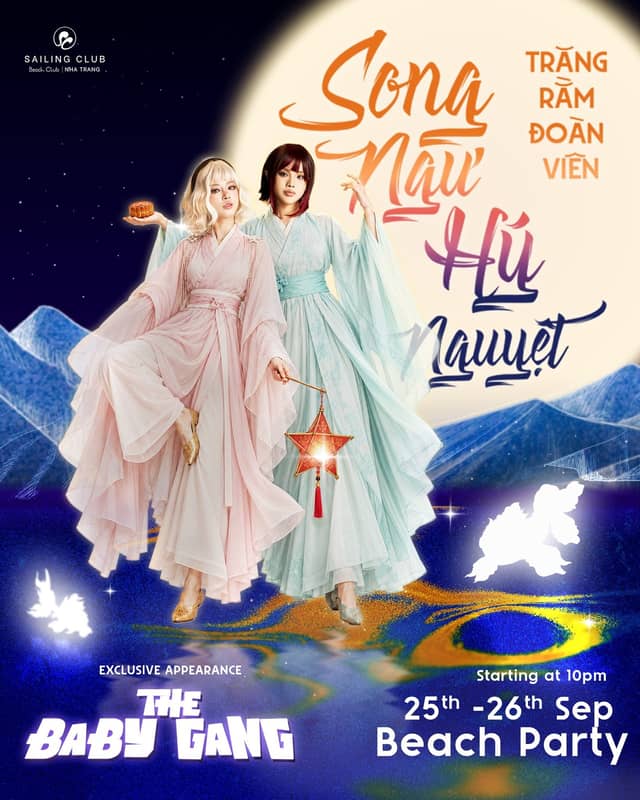 Tiệc bãi biển «Song Ngư Hý Nguyệt» tại Sailing Club Nha Trang
