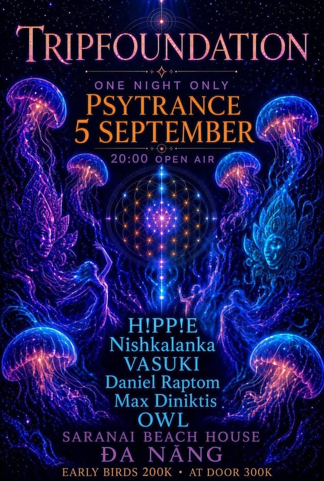 Đêm psytrance «Tripfoundation»