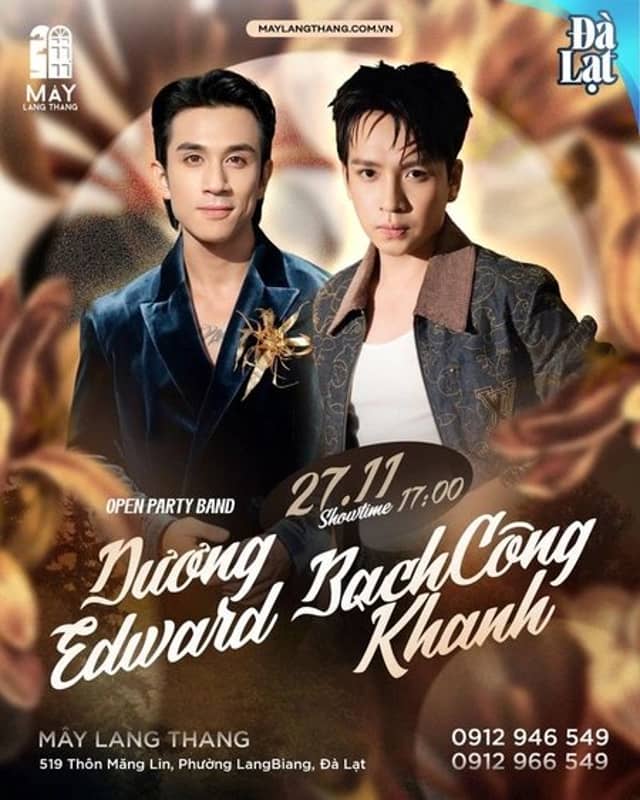 Đêm nhạc «Bạch Công Khanh – Dương Edward» tại Mây Lang Thang