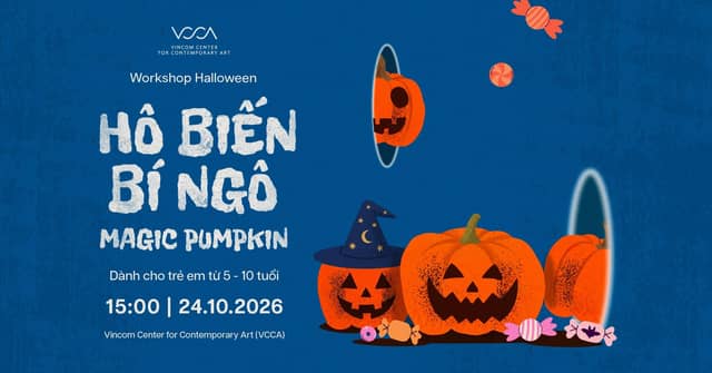 Halloween workshop «Hô biến bí ngô» (Magic Pumpkin)