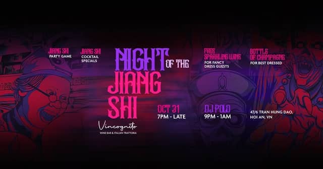 Tiệc Halloween «Night of the Jiang Shi» tại Vincognito