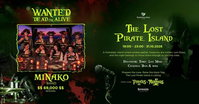 Хэллоуин-вечеринка «Ahoy, Pirates!» в Breeze Rooftop Bar