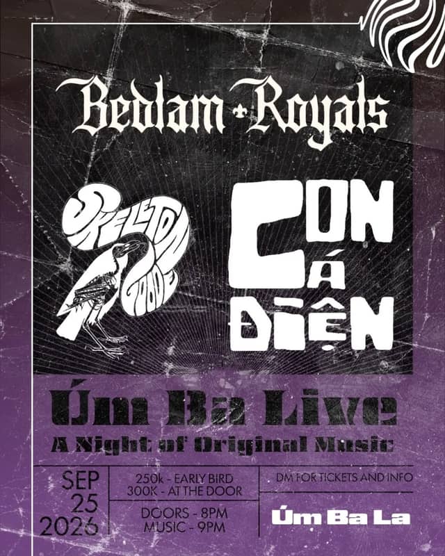 Đêm nhạc «Úm Ba Live – A Night of Original Music» tại Úm Ba La